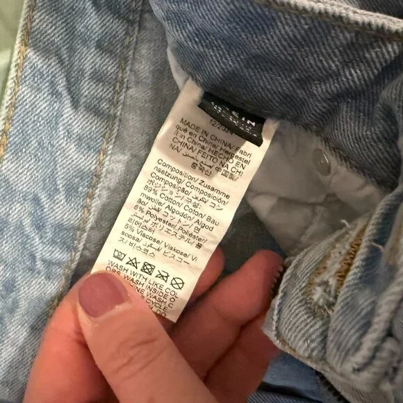 SHEIN women's denim shorts - distressed look - Picture 4 of 4